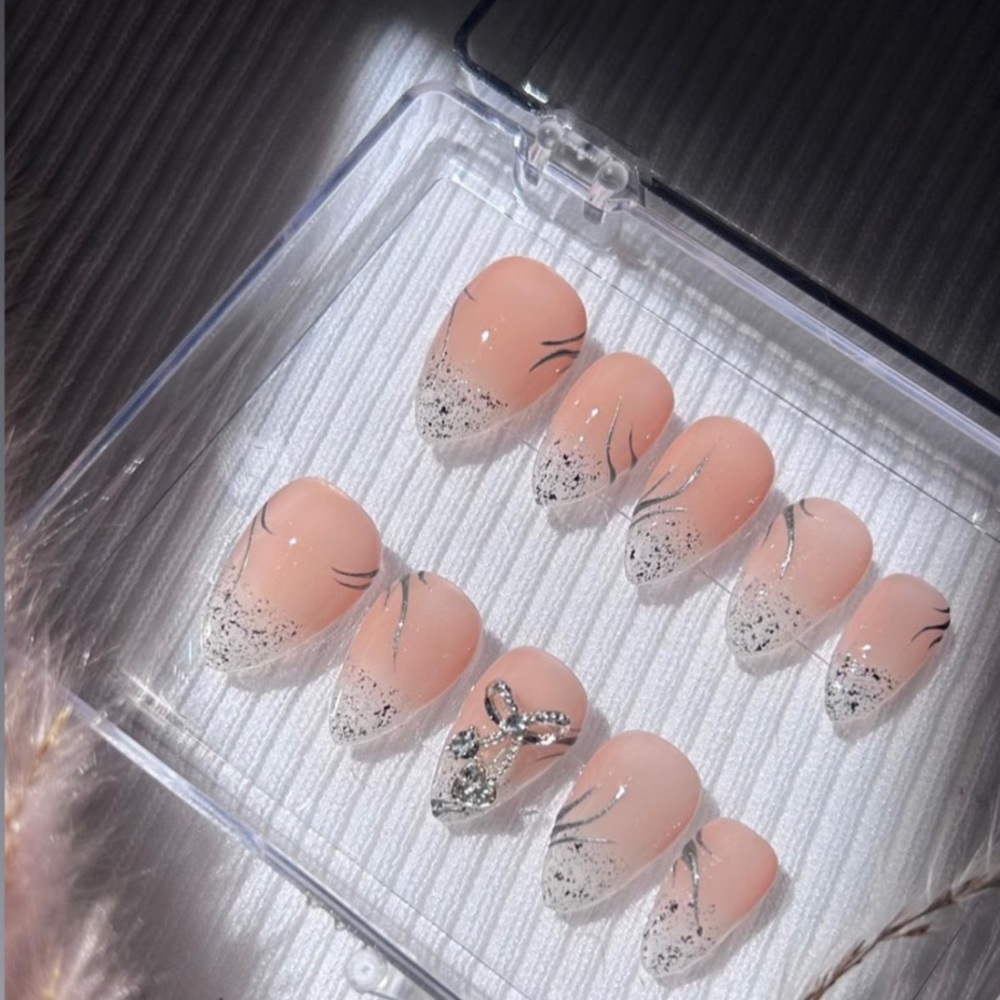 Handmade /press on nails + Free prep included /durable / high quality/ r…